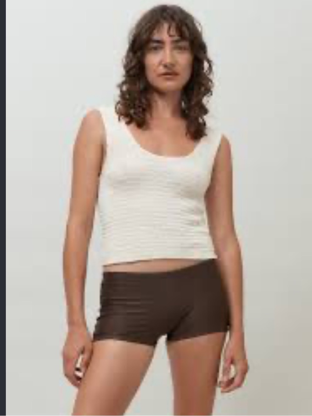 Hakea NWOT Lucia Shirred Tank Top - Cream - Size 2